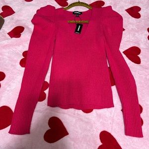 Hot Pink Express Stretchy Top